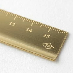 Traveler's Company - Brass Ruler Traveler's Notebook