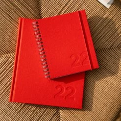 Diaries Bookbinders Design - 2022 Diary - Hardcover - Regular - Red