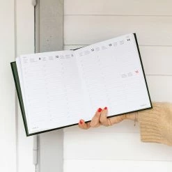 Bookbinders Design - 2022 Diary - Hardcover - Regular - Dusty Green