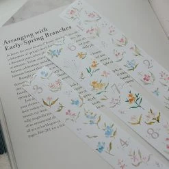 Meow Illustration - Washi Tape - Magic Flowers