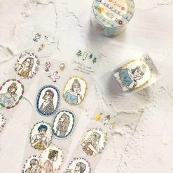 Pion - Washi Tape - Flower Frame Girl