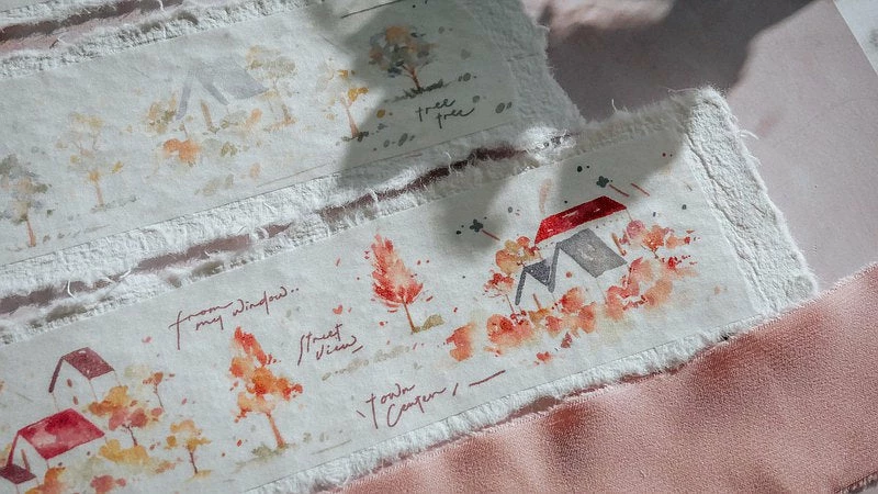 Buy π Meow Illustration - Washi Tape - Warm Little House π 9 Meow Illustration - Washi Tape - Warm Little House