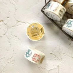 Pion - Washi Tape - Round Sticker