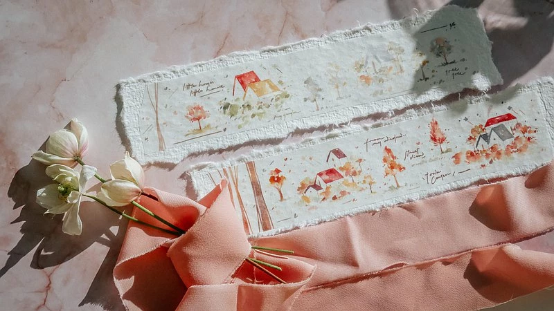 Buy π Meow Illustration - Washi Tape - Warm Little House π 8 Meow Illustration - Washi Tape - Warm Little House