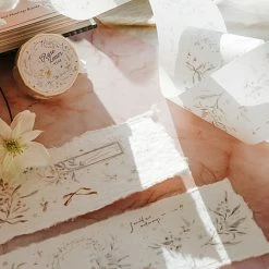 Meow Illustration - Washi Tape - Rose Lover . You