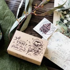 Planner Stamps Meow Illustration - Stamp - Ticket To The Flower Land