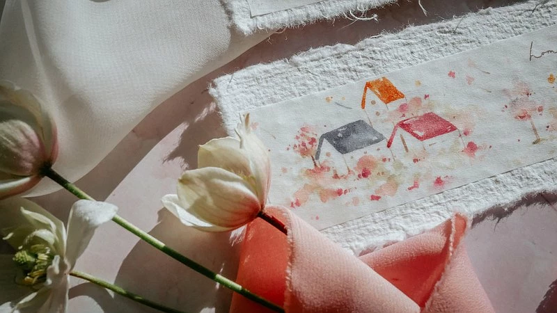 Buy π Meow Illustration - Washi Tape - Warm Little House π 6 Meow Illustration - Washi Tape - Warm Little House