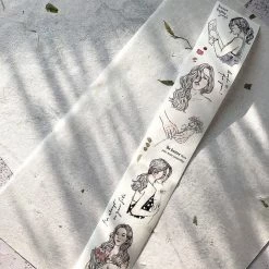 Promo ✨ Pion - Washi Tape - Sketch Girl ⌛ 15 Pion - Washi Tape - Sketch Girl