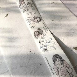 Promo ✨ Pion - Washi Tape - Sketch Girl ⌛ 13 Pion - Washi Tape - Sketch Girl