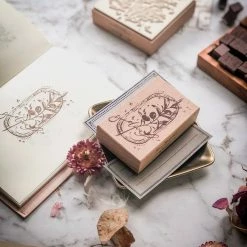 Meow Illustration - Stamp - Olive Green Planner Stamps