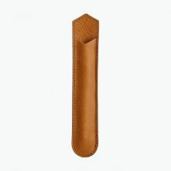Ajoto - Leather Pen Pouch - Caramel