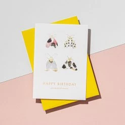 À L'aise - Card - Happy Birthday (Beetle Yellow) Cards