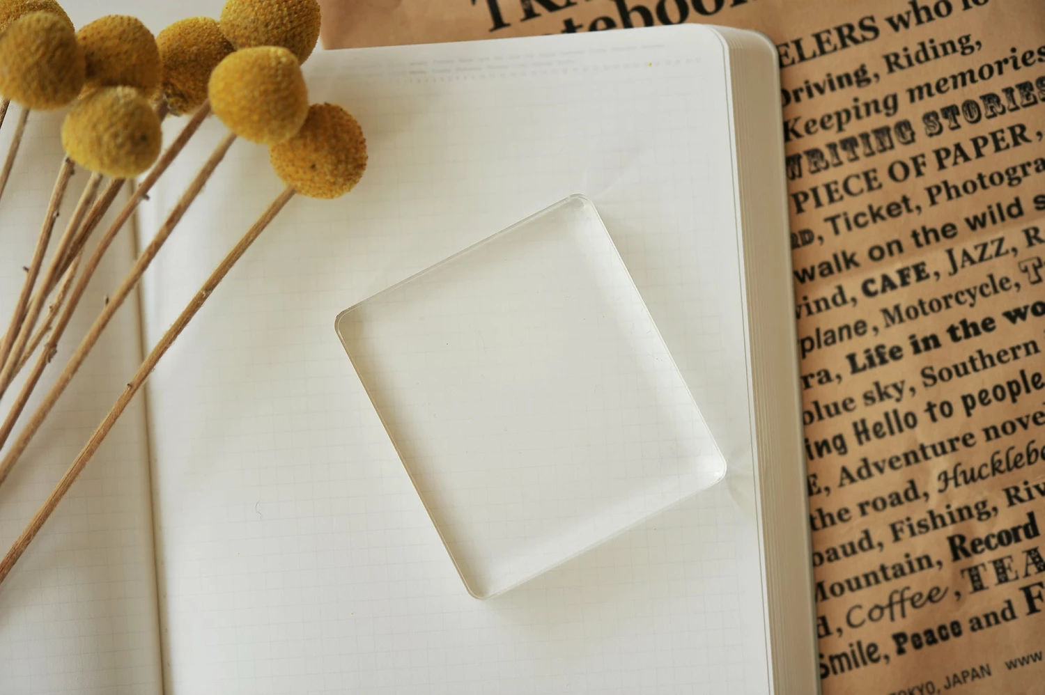 Budget π Planner Stamps MU Lifestyle - Stamp - Acrylic Block - Square π 3 Planner Stamps MU Lifestyle - Stamp - Acrylic Block - Square