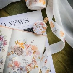 Meow Illustration - Washi Tape - Blossom IV