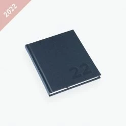 Diaries Bookbinders Design - 2022 Diary - Hardcover - Small - Smoke Blue