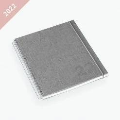 Diaries Bookbinders Design - 2022 Diary - Wire-O - Regular - Light Grey