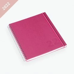 Bookbinders Design - 2022 Diary - Wire-O - Regular - Pink