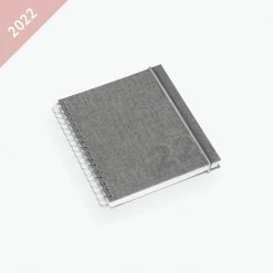 Diaries Bookbinders Design - 2022 Diary - Wire-O - Small - Light Grey