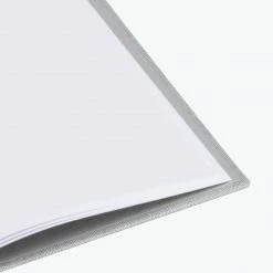 Bookbinders Design - Cloth Notebook - A4 - Light Grey Notebooks