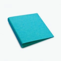 Ringbinders Bookbinders Design - Cloth Ringbinder - A4 - Turquoise [Minor Damage]