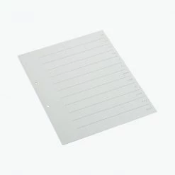 Ringbinder Inserts Bookbinders Design - Insert - Index Sheet - A4 - 2-Ring