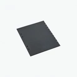 Bookbinders Design - Insert - Index Tabs - Regular - Black Ringbinder Inserts