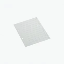 Ringbinder Inserts Bookbinders Design - Insert - Index Sheet - Regular