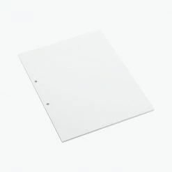 Ringbinder Inserts Bookbinders Design - Insert - Photo Mounting Paper - A4 - White - 2-Ring