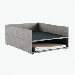 Bookbinders Design - Letter Tray - A4 - Light Grey Letter Trays