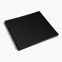 Bookbinders Design - Photo Album - Wire-O - Large - Black Photo Albums