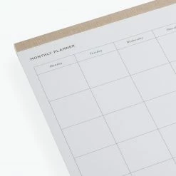 Bookbinders Design - Planner - Monthly - Sandbrown Desk Pads & To-Dos