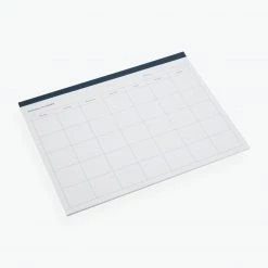 Bookbinders Design - Planner - Monthly - Smoke Blue