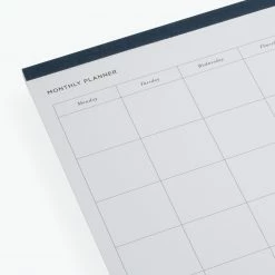 Bookbinders Design - Planner - Monthly - Smoke Blue