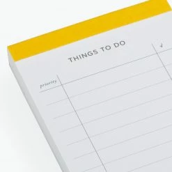 Desk Pads & To-Dos Bookbinders Design - Planner - To Do List - Sun Yellow