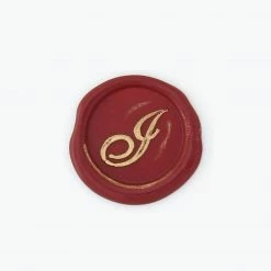 Bortoletti - Bronze Initial Letter - Cursive - I Handles & Sealing Wax
