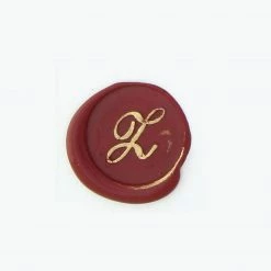 Handles & Sealing Wax Bortoletti - Bronze Initial Letter - Cursive - Z
