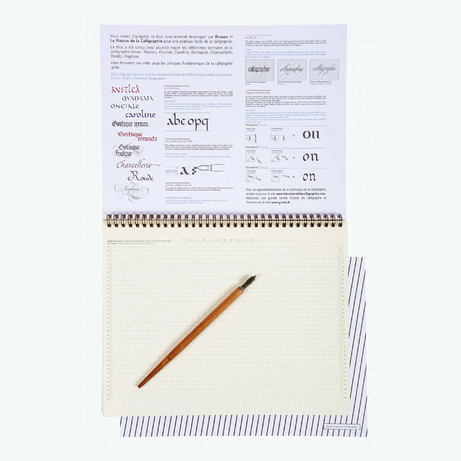 New π Brause - Calligraphy Workbook - Calligraphy Practise Pad - A3 β 4 Brause - Calligraphy Workbook - Calligraphy Practise Pad - A3