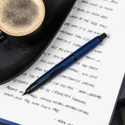 Fountain Pens Pilot - Fountain Pen - Capless - Matte Blue (Black Trim)