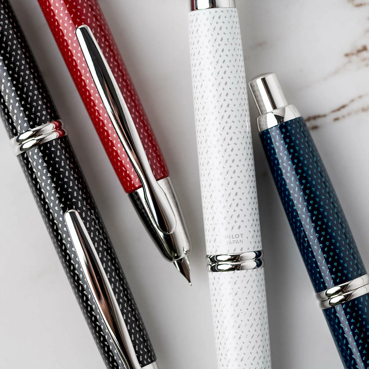 Wholesale π Fountain Pens Pilot - Fountain Pen - Capless - White (Splash) π₯° 6 Fountain Pens Pilot - Fountain Pen - Capless - White (Splash)