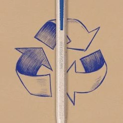 Caran D'Ache - Ballpoint Pen - 825 Eco - Wood Chips - Box Of 10