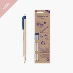 Caran D'Ache - Ballpoint Pen - 825 Eco - Wood Chips - Pack Of 2