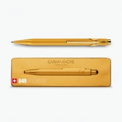 Caran D'Ache - Ballpoint Pen - 849 Bar - Gold Bar Ballpoint Pens