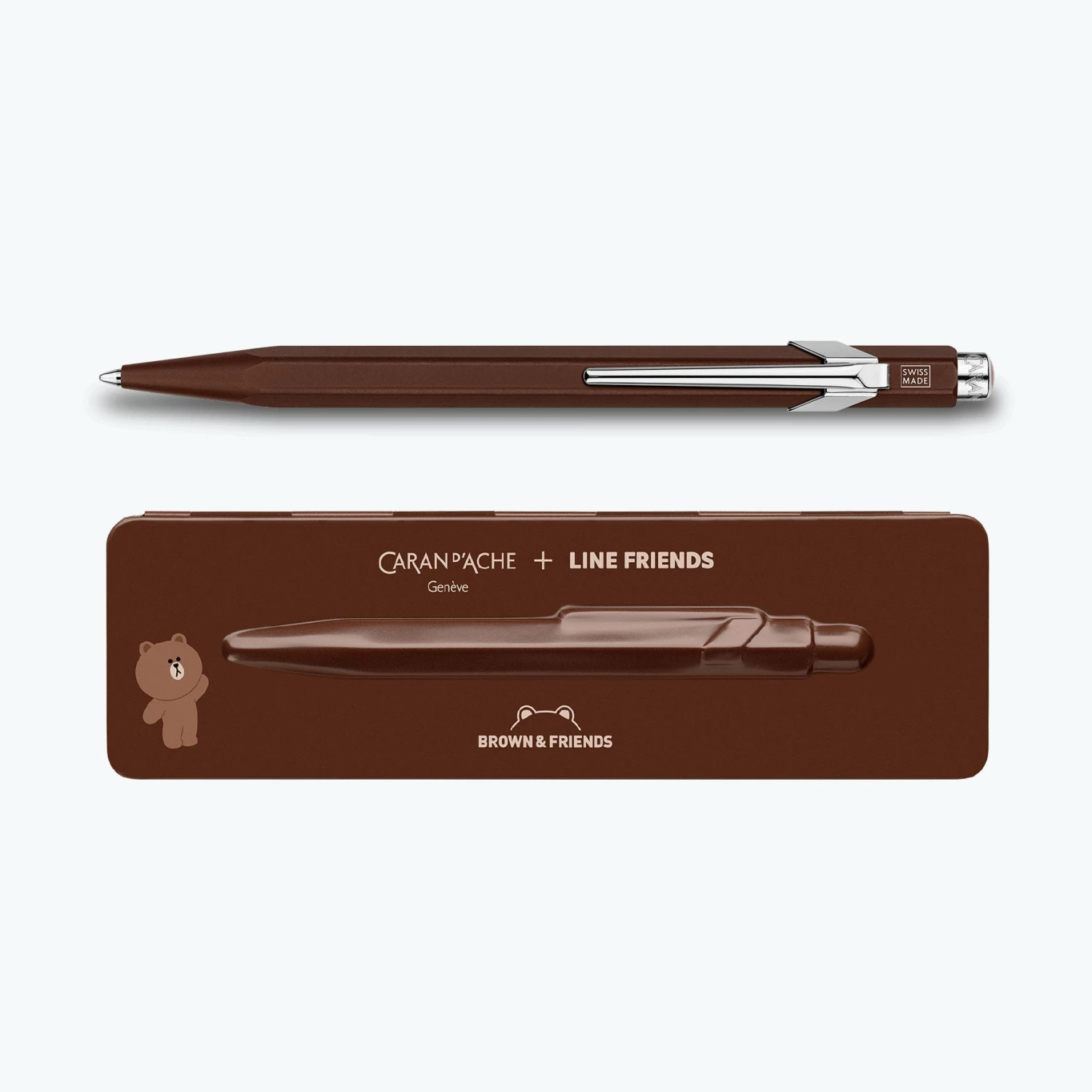 Cheap π Caran D'Ache - Ballpoint Pen - 849 Bar - Caran D'Ache + LINE FRIENDS (Brown) Ballpoint Pens π 3 Caran D'Ache - Ballpoint Pen - 849 Bar - Caran D'Ache + LINE FRIENDS (Brown) Ballpoint Pens