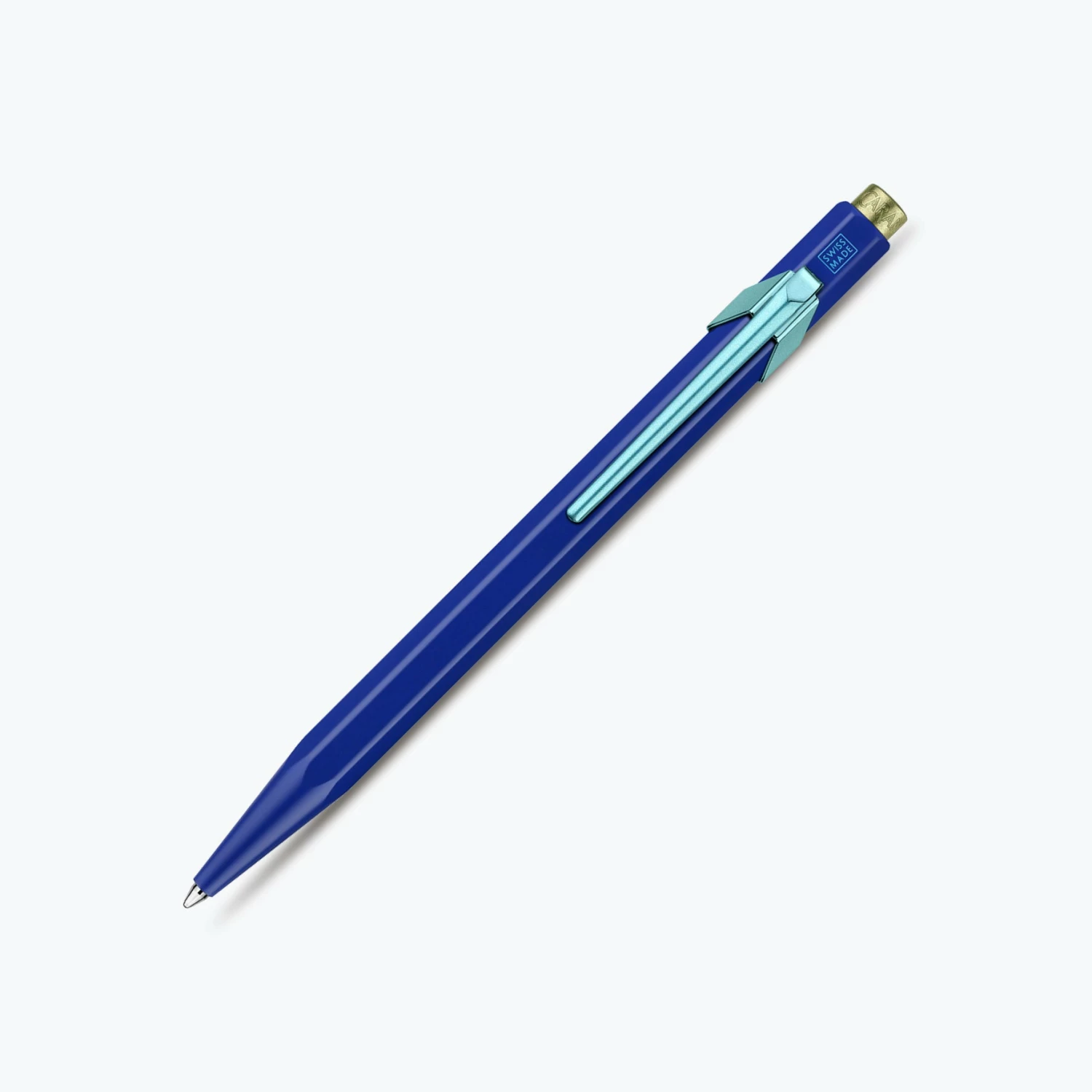 Wholesale 🔥 Ballpoint Pens Caran D'Ache - Ballpoint Pen - 849 Claim Your Style - Blue (Limited Edition) 🤩 4 Ballpoint Pens Caran D'Ache - Ballpoint Pen - 849 Claim Your Style - Blue (Limited Edition)