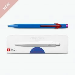 Ballpoint Pens Caran D'Ache - Ballpoint Pen - 849 Claim Your Style 2 - Cobalt Blue (Limited Edition)
