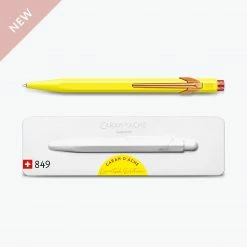Caran D'Ache - Ballpoint Pen - 849 Claim Your Style 2 - Canary Yellow (Limited Edition)