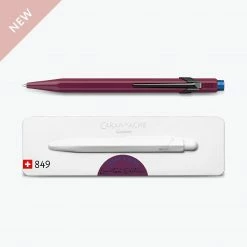 Caran D'Ache - Ballpoint Pen - 849 Claim Your Style 2 - Burgundy (Limited Edition) Ballpoint Pens