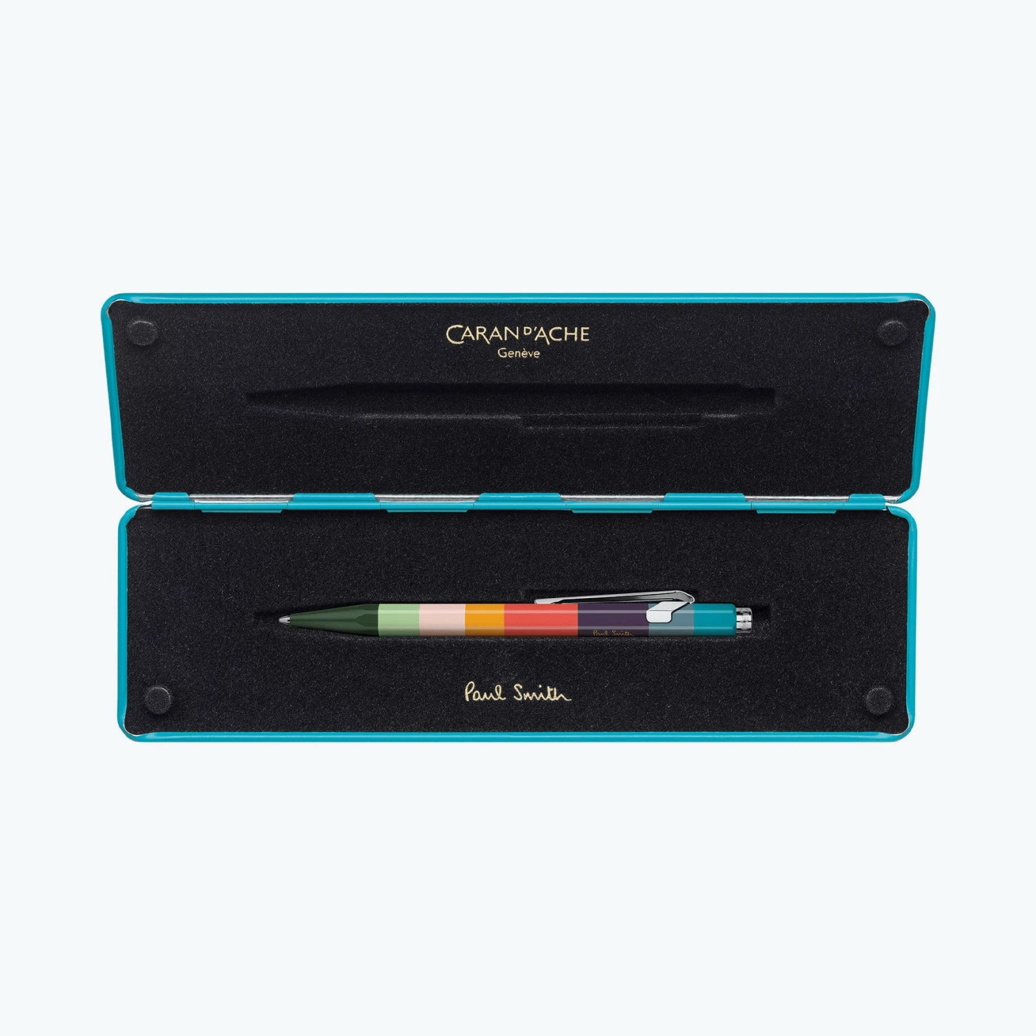 Flash Sale π Caran D'Ache - Ballpoint Pen - 849 Paul Smith III - Peacock Blue Ballpoint Pens π 5 Caran D'Ache - Ballpoint Pen - 849 Paul Smith III - Peacock Blue Ballpoint Pens