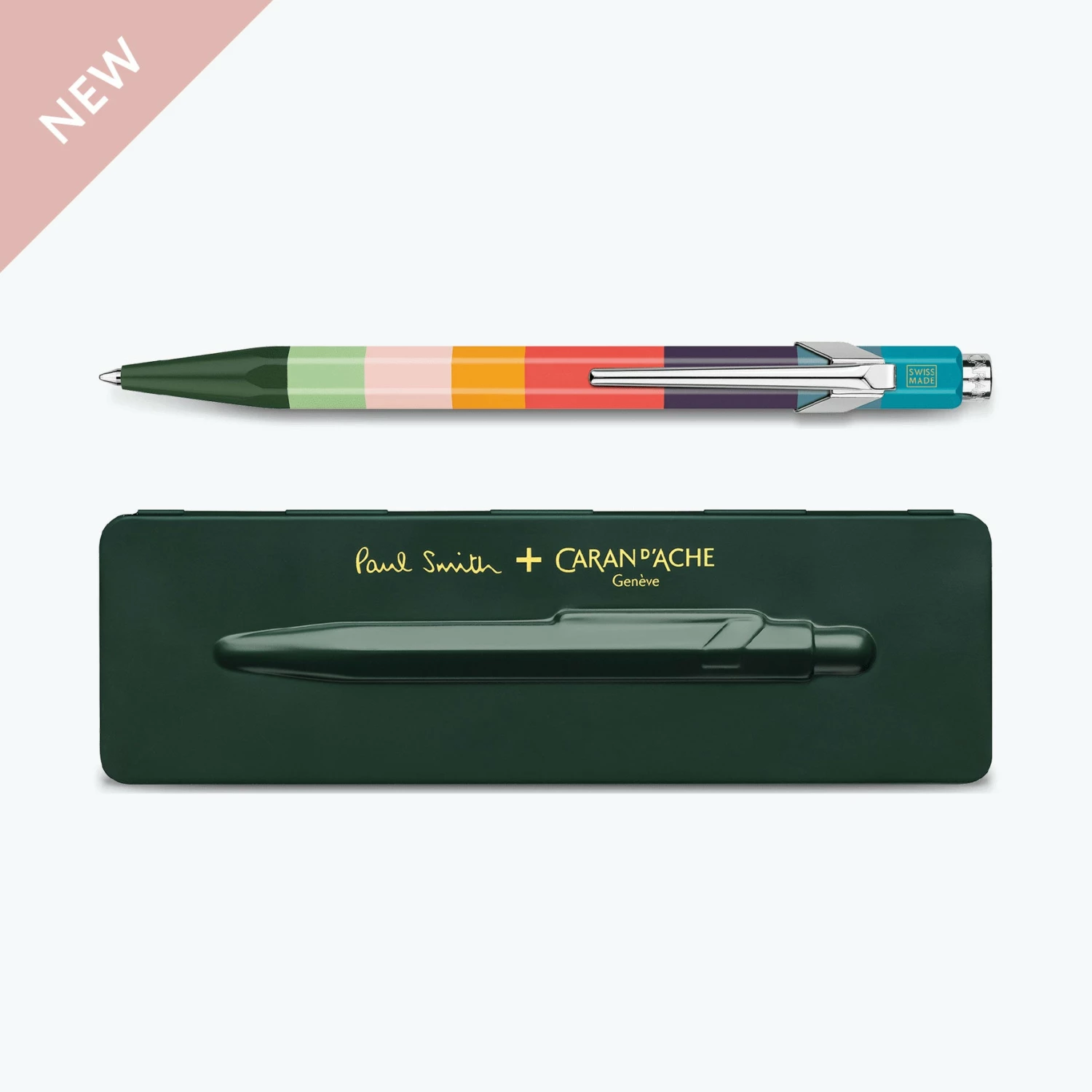 Flash Sale ✨ Caran D'Ache - Ballpoint Pen - 849 Paul Smith III - Racing Green Ballpoint Pens 💯 3 Caran D'Ache - Ballpoint Pen - 849 Paul Smith III - Racing Green Ballpoint Pens