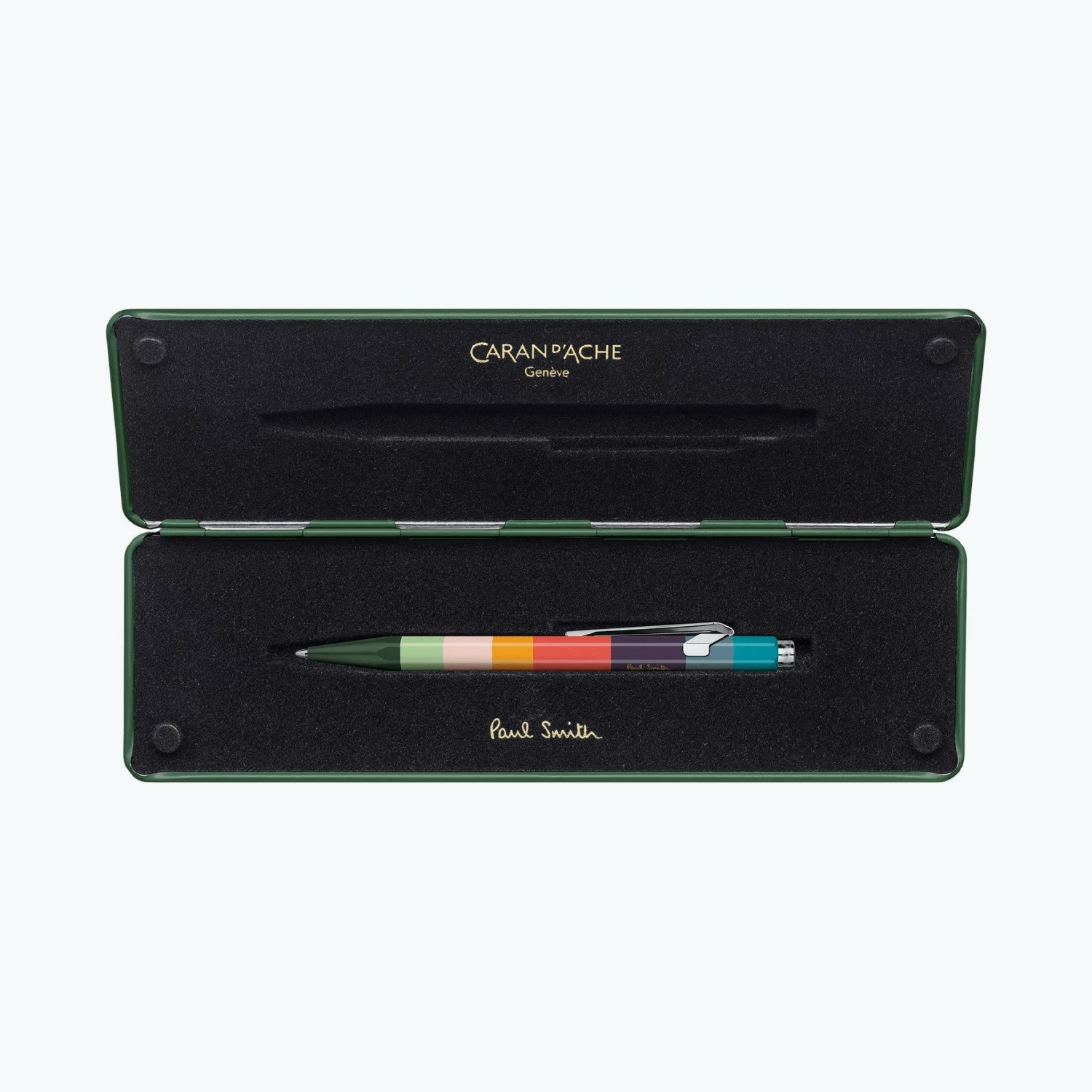 Flash Sale ✨ Caran D'Ache - Ballpoint Pen - 849 Paul Smith III - Racing Green Ballpoint Pens 💯 5 Caran D'Ache - Ballpoint Pen - 849 Paul Smith III - Racing Green Ballpoint Pens